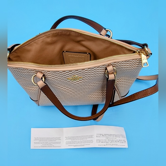 Coach F27574 Mini Kelsey Legacy Collection Jacquar NWT - Picture 3 of 11